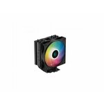 Hladnjak za procesor DEEPCOOL AG400 A-RGB (crno-bijeli, promjer 12 cm, 1 komad)