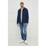 Traper jakna Pepe Jeans BINGHAM GDG za muškarce, boja: tamno plava, za prijelazno razdoblje, PM402957