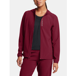 Women's jacket Under Armour UA OutRun the STORM Jacket-RED - Women's tamnocrvena