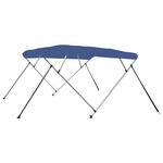 vidaXL Tenda bimini s 4 luka plava 243 x 196 x 137 cm