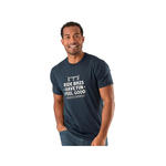 Trek Majica Trek Majica Feel Good Navy Kratki Rukavi - XL