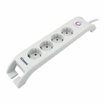 Kabel naponski letva COMMEL, 4 utičnice, 2xUSB-A, 2m, bijela 380-108