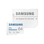 Samsung PRO Endurance 64 GB microSD memory card with SD adapter