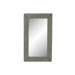 Zidno ogledalo DKD Home Decor Ogledalo Siva ispleten od pruća Cottage (87 x 4 x 147 cm) , 11800 g