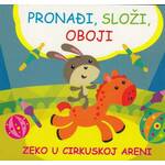 Knjiga s puzzlama: Pronađi, složi, oboji - Zeko u cirkuskoj areni