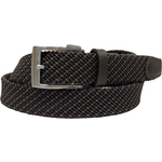 Alberto Gürtel Multicolor Braided Belt Dark Blue/Brown 90