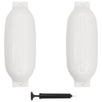 vidaXL Bokobrani za brod 2 kom bijeli 69 x 21,5 cm PVC