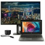 HP ZBook 15 G6 - Core i7, 32GB DDR4, 500GB SSD, T2000 + HP Z27n + Thunderbolt dock FIT-RR-1519