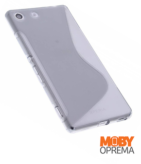 Sony Xperia M5 siva silikonska maska