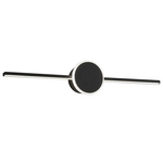 LED KUPAONSKA svjetiljka NAD OGLEDALOM 80CM APP841-1W RAVNA CRNA