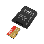 SanDisk 2TB Extreme microSDXC UHS-I with adapter up to 240MB/s, C10, U3, V30, 4K, 5K, A2, Micro SD card