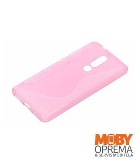 Nokia 5.1 roza silikonska maska
