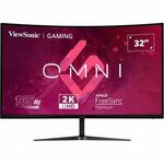 ViewSonic VX3218C monitor, VA, 31.5", 16:9, 2560x1440, 165Hz, HDMI, Display port