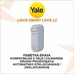 YALE PAMETNA BRAVA S BLUETOOTH, WIFI POVEZIVANJEM LINUS SMART LOCK L2
