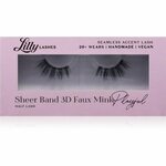 Lilly Lashes Sheer Band 3D Faux Mink Half Lash umjetne trepavice tip Playful 1 par
