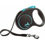 Flexi Black Design Povodca Light Blue 5 m