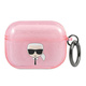 Karl Lagerfeld KLAPUKHGP Apple AirPods Pro cover pink Glitter Karl`s Head