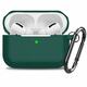 Mercury Goospery silicone carabiner case for AirPods 3 Midnight green