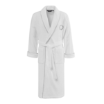 Soft Cotton Pánský župan SEHZADE Bijela / srebrna vez S