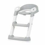Chipolino sjedalica za WC s ljestvama Skippy - grey