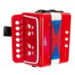 Latone Akordino Harmonika s gumbima Red