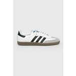 ADIDAS ORIGINALS Niske tenisice 'Samba' kameno siva / crna / bijela