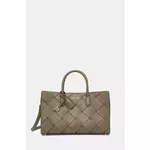 Kožna torba MICHAEL Michael Kors boja: zelena, 30S5GETS2L
