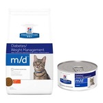 Hill's m/d Mačke - Diabetes/Weight Management - Konzerva 156g