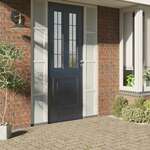 vidaXL Prozorska folija matirana bijela 45 x 1000 cm PVC