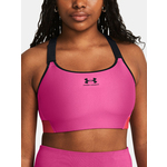 Under Armour Bra UA HeatGear High-PNK - Women roze