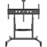 ONKRON Mobile TV Stand Rolling TV Cart for 50 to 100-Inch Screens up to 120 kg, black TS1991-B TS1991-B