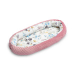 Gnijezdo za bebe 70x30cm Retro roza