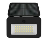 Solarna rasvjeta FEROTEHNA 6W 1000lm 3000/4000/65000K IP65 BLACK SA SENZOROM