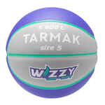 Košarkaška lopta K900 Wizzy sivo-ljubičasta