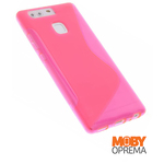 Huawei P9 roza silikonska maska