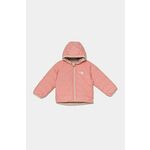 Dvostrana dječja jakna The North Face BABREVERSIBLE PERRITO HOODED JACKET boja: ružičasta, NF0A88W3LK61
