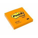 Blok samoljepljivi 76x76mm 100 listova Post-it 3M 654NG neon orange