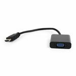 Gembird HDMI to VGA adapter cable, single port, black GEM-A-HDMI-VGA-04 GEM-A-HDMI-VGA-04