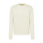 BOSS Sweater majica bež / bijela