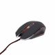 Gembird MUSG-001-R gaming miš, optički, žični, 2400 dpi, crni/crveni