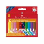 Jumbo masne krede na brisanje set od 12 kom - Faber-Castell