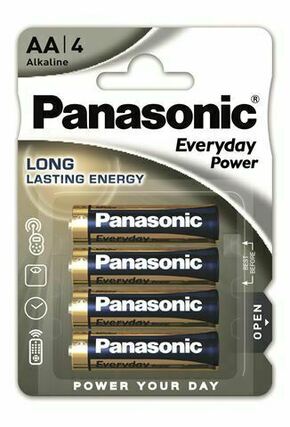 Panasonic alkalne AA baterije