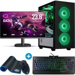 ONE GAMING PC Allround AN04 R5 16GB 512GB RX 6600 Win11 Pro + Monitor 24″