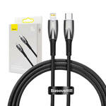 USB-C cable for Lightning Baseus Glimmer Series, 20W, 1m (Black)