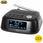 Trevi RC 80D4 radio budilica, crna