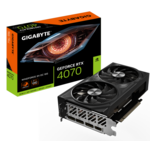 Gigabyte GeForce RTX 4070 WINDFORCE 2X OC 12G, GV-N4070WF2OC-12GD, 12GB DDR6X