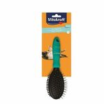 Vitakraft ovalna plastična dvostrana četka za njegu pasa