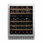 mQuvee WineCave WCD60S-700 ugradbeni hladnjak za vino, 45 boca, 2 temperaturne zone