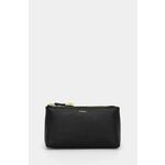 Kožna kozmetička torbica Furla boja: crna, WE00710 BX3036 O6000