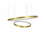 LED visilica zlatne boje ø 50 cm Lune - Candellux Lighting